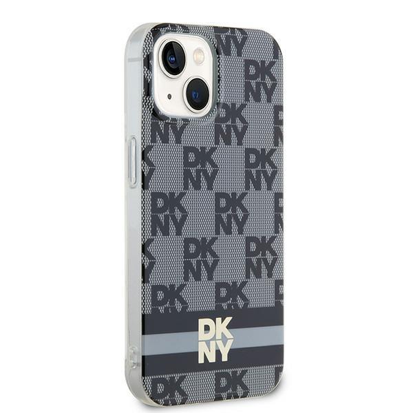 Dkny Dkhmp14Shcptsk Iphone 14 / 15 / 136.1 Czarny/Black Hardcase Iml Checkered Mono Pattern & Printed Stripes Magsafe
