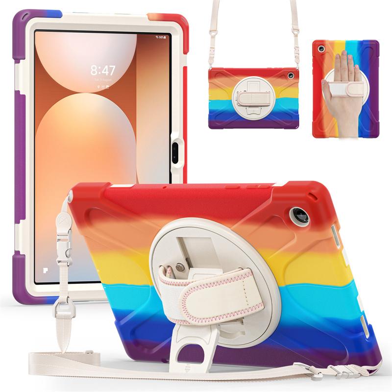 Чехол для Samsung Galaxy Tab A11+ A9+ A9 A11 Plus 11 дюймов SM-X230 Чехол для планшета Tab A9 A11 8.7" SM-X130 Ремень через плечо Funda Capa