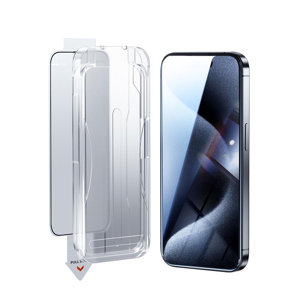 Закаленное стекло Toocki HD с мгновенным нанесением для iPhone 15 Pro Max/14 Plus/13/12