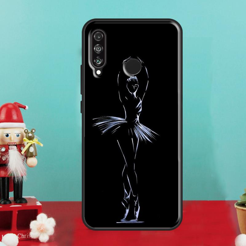 Чехол для Huawei Nova 7i 8i 11i 12i 12s 9 10 SE Y90 Y60 Y70 Y72 Y61 Y91 P30 P40 Lite P60 Pro с изображением балерины