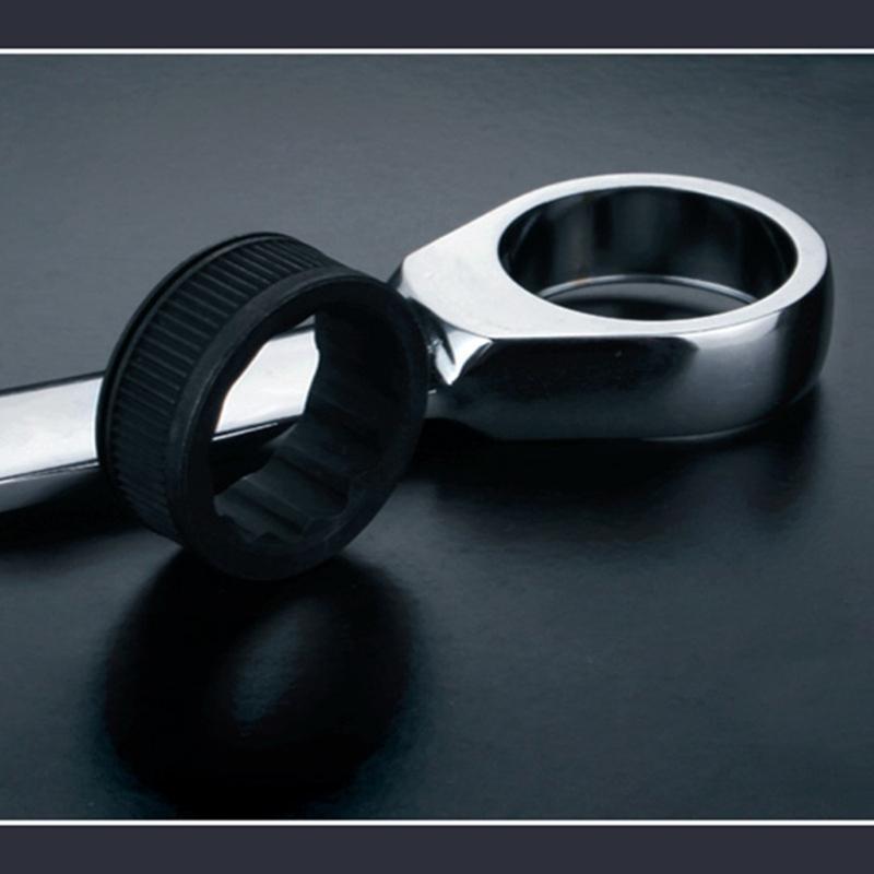 Трещоточный гаечный ключ 8-18 мм с короткой рукояткой, трещоточный гаечный ключ, ручной ремонтный инструмент, реверсивный комбинированный одинарный гаечный ключ