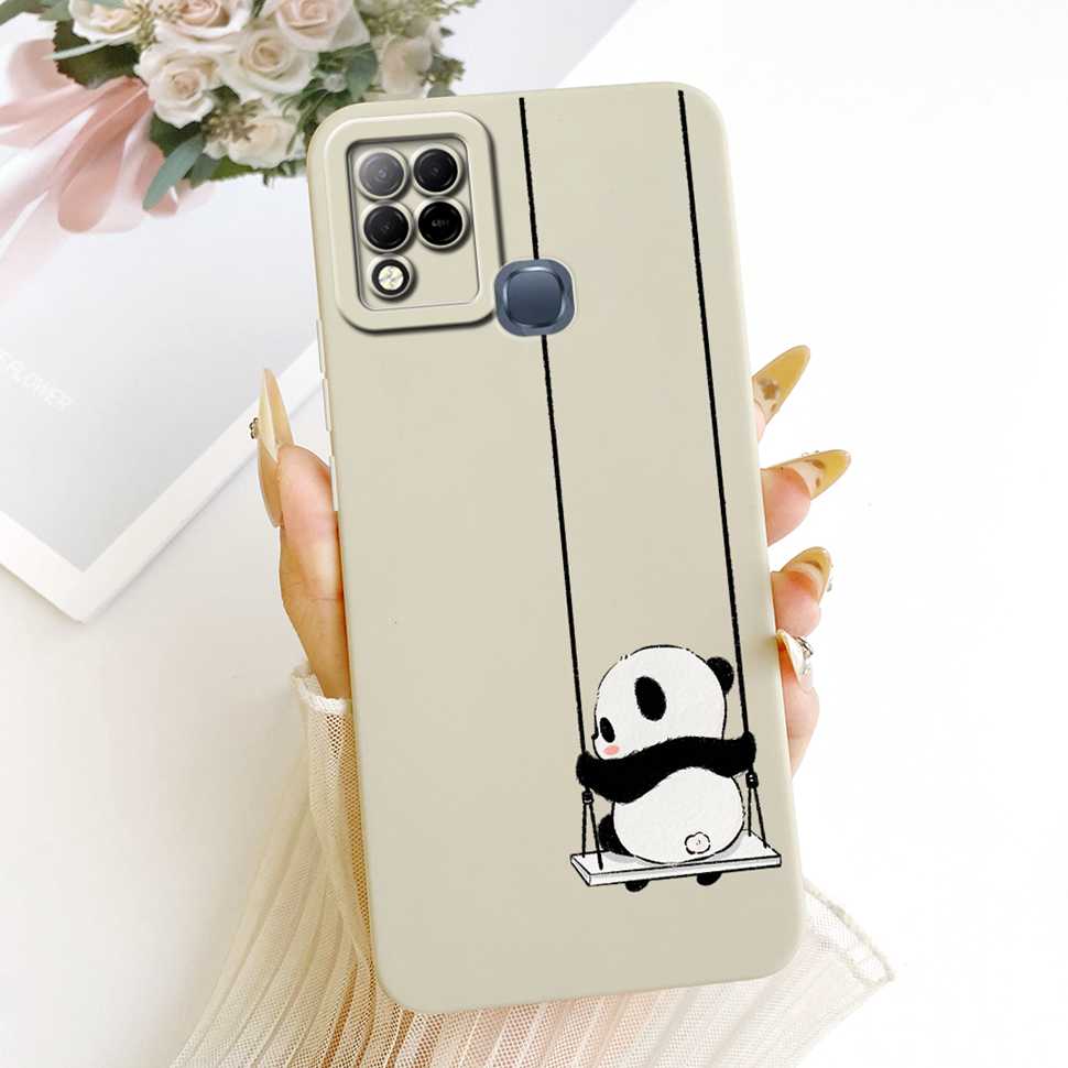 For Infinix Hot 10s Case Fashion Butterfly Painted Soft Silicone Phone Cover For Infinix Hot10s Hot 10s X689B X689 Cases