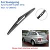 3 шт. для Ssangyong Kyron facelift 10 2007-2011 22 "+ 19" + 12" передние и задние щетки стеклоочистителя, резак для лобового стекла, аксессуары 2008 2009 2010 2011