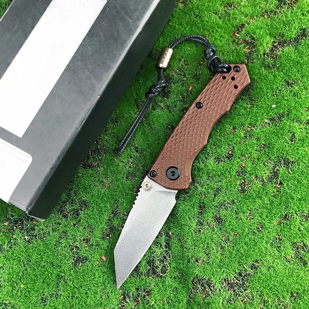 BM 290 Multi-purpose Daily Household Kitchen Knife Fruit Knife Utility D2 Steel Blade Folding Pocket Knife Nylon Fibre Handle