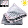 65% Shade Rate Anti UV Aluminum Foil Sunshade Net Summer Outdoor Reflective Sun Shelter Garden Succulent Plants Shading Tent