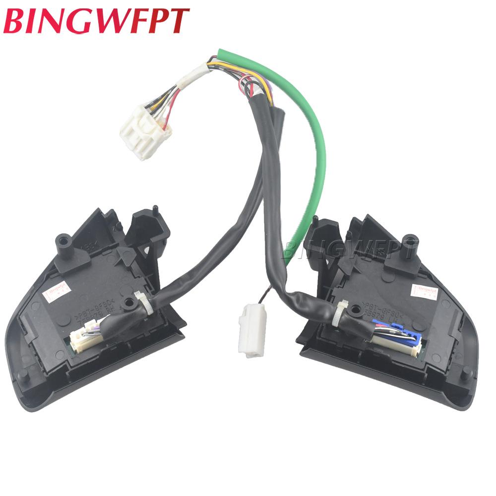 Совместимый многофункциональный переключатель аудио и круиз-контроля для рулевого колеса Mazda 3, CX-7 и Axela