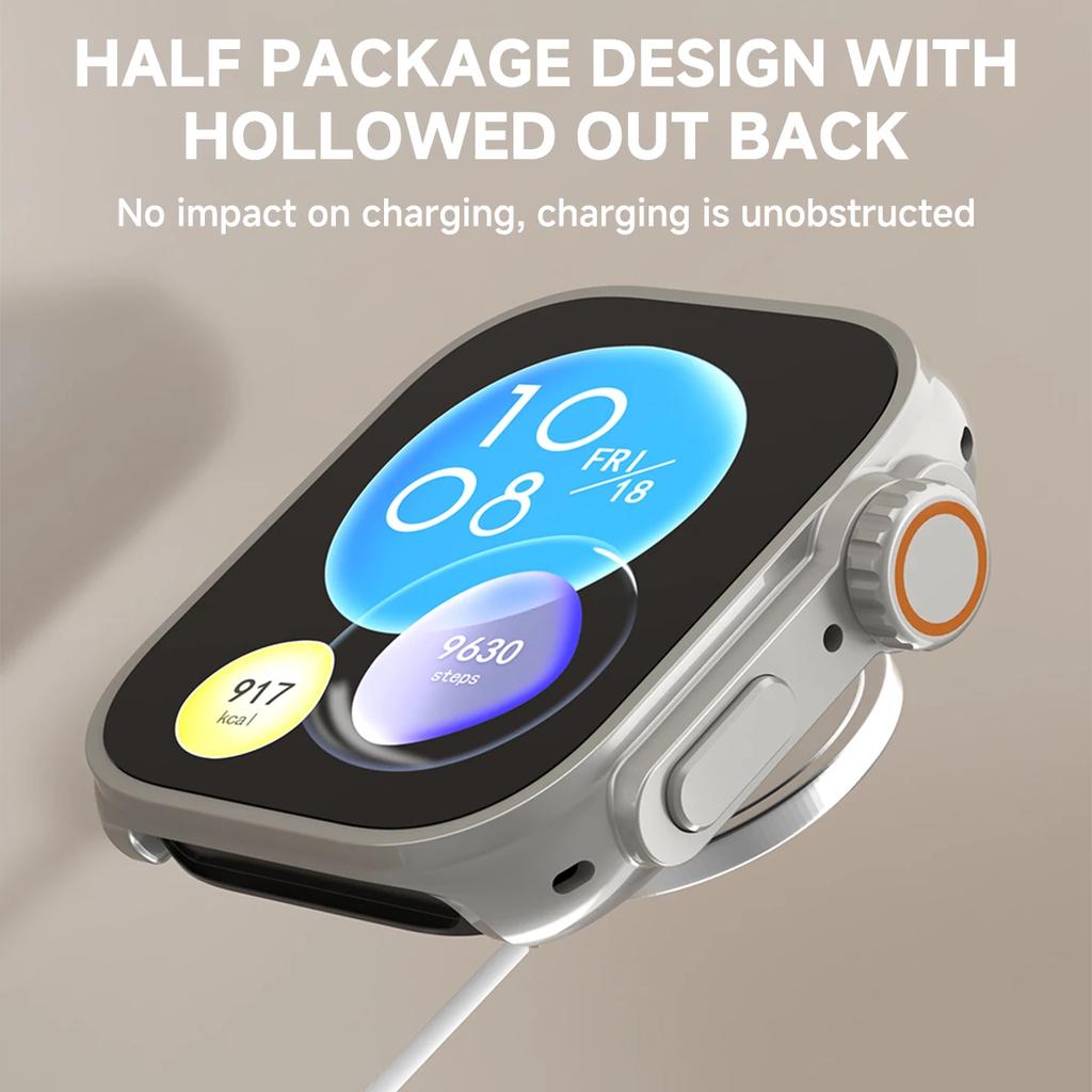 Переключитесь на Ultra Case для Huawei Watch Fit 3 Чехлы из закаленного стекла Защитная крышка экрана для Huawei Watch Fit3 Обновите до Ultra 2