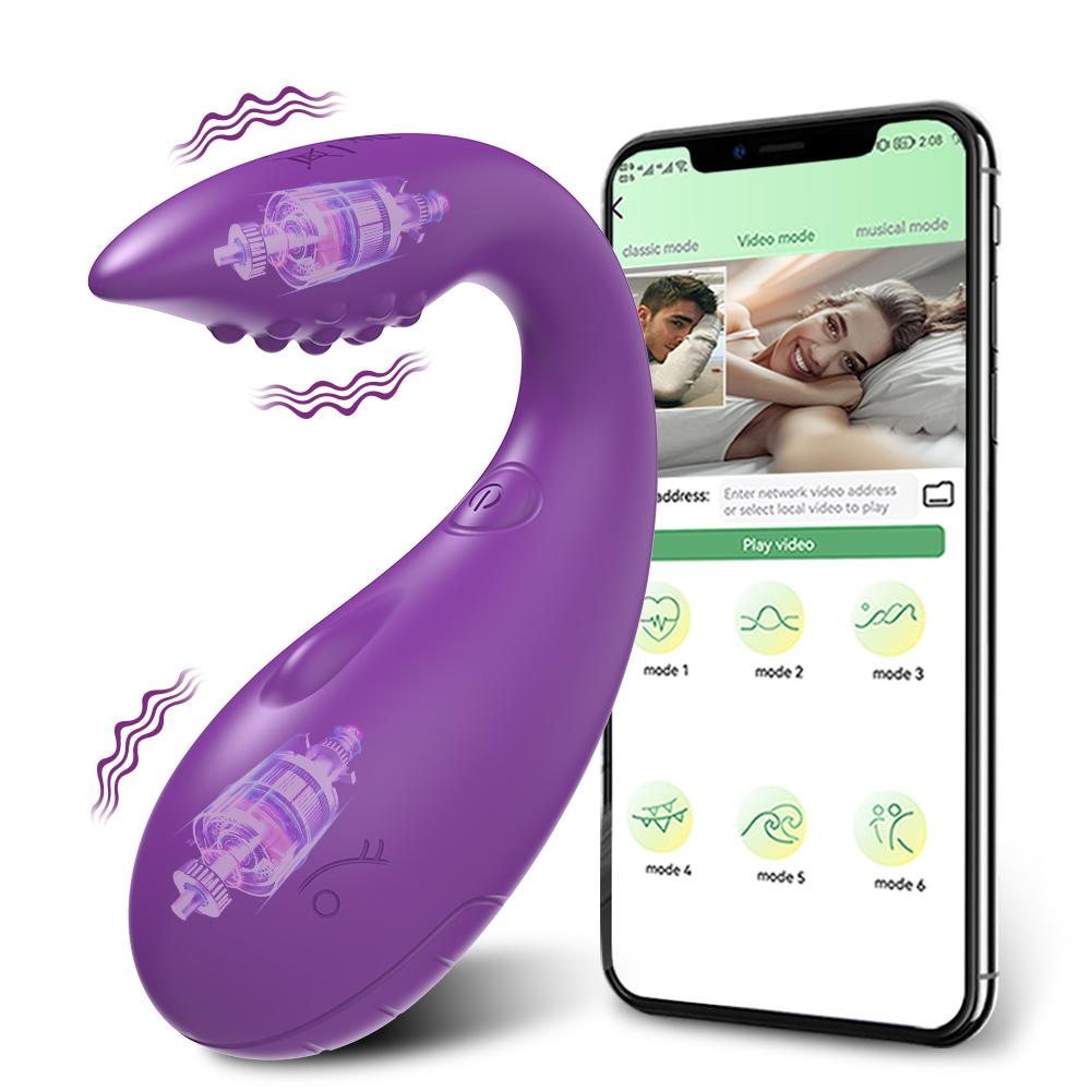 Секс-игрушка Женский G-точка Вибратор для женщин Стимулятор клитора Вибрирующее яйцо Вибратор-дилдо Проникновение Вагинальный Анальный Вибрационная игрушка