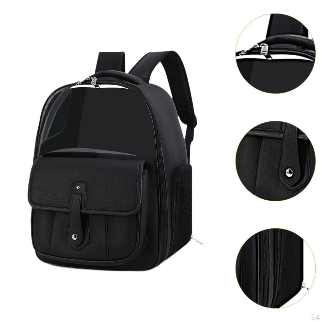 Рюкзак для кошек, сумка-переноска с дышащей сеткой, прозрачным окном, портативный, для путешествий с домашними животными