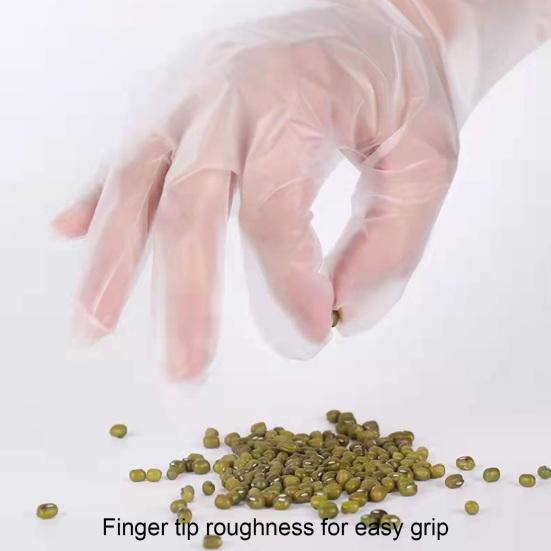 100/200Pce/Bag Universal Disposable Gloves Waterproof Daily Use Food Handling Plastic