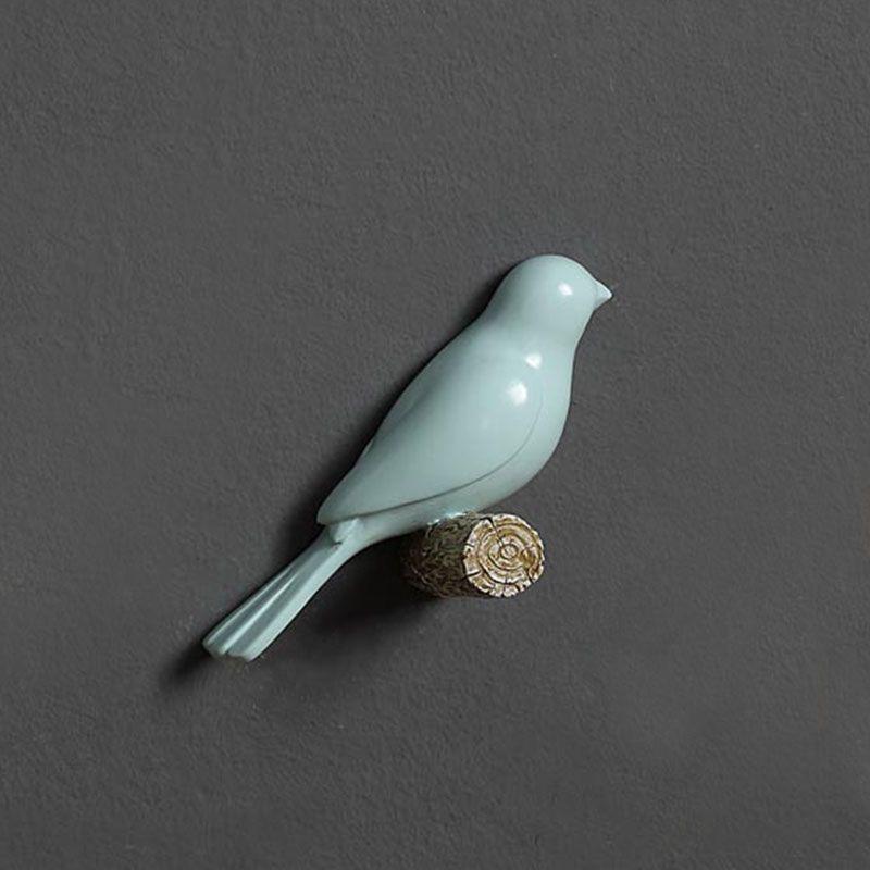 Минималистичное скандинавское 3D украшение на стену в виде птицы из смолы – Домашний декор