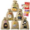 Halloween Sweets Drawstring Bag Assortment Individually Wrapped Petit Gift 6 Bag Set Present