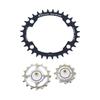 Sugino Engineering Bicycle Pulley & Chainring Set CAPACITY BOOSTER 12S UL/105 & CY4-12S 32T S3/Black