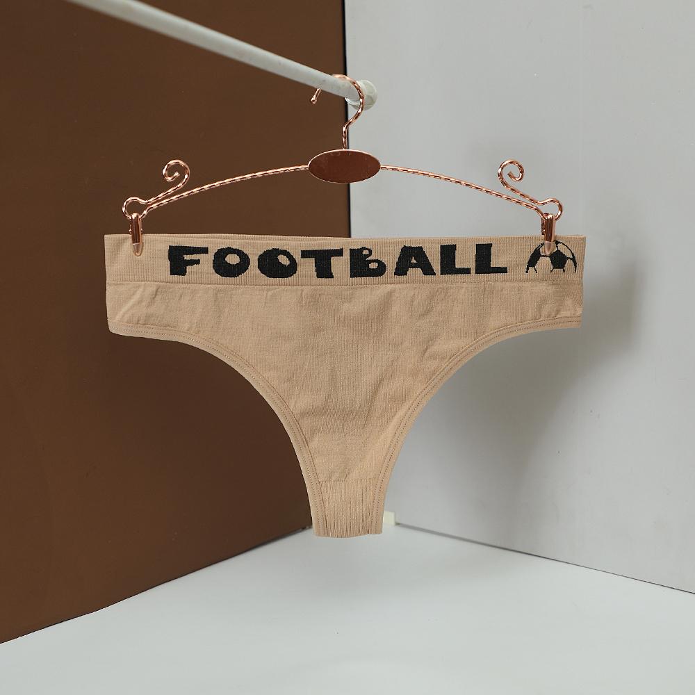Women's Sports Panties Underwear Seamless Letter Thongs Low Waist  Sexy Comfortable Female G-String 203