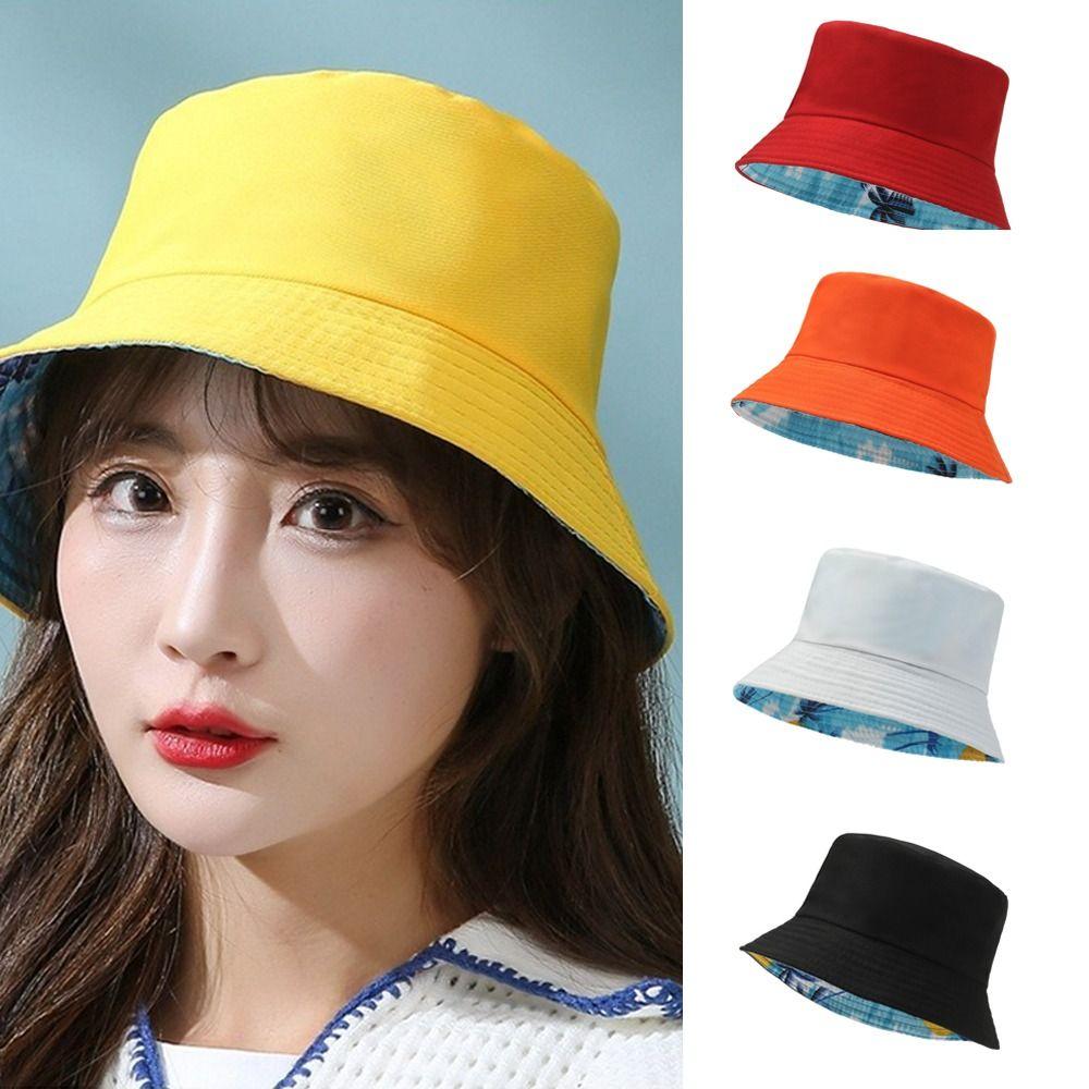 Foldable Bucket Hat Anti-UV Sun Hat Fashion Panama Hat Outdoor Sports