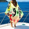 1pc The Powerpuff Girls9 Beach Towel with Custom Name, Beach/Swimming/Bath/Picnic/Camping Towel, Suitable for Seaside Beaches