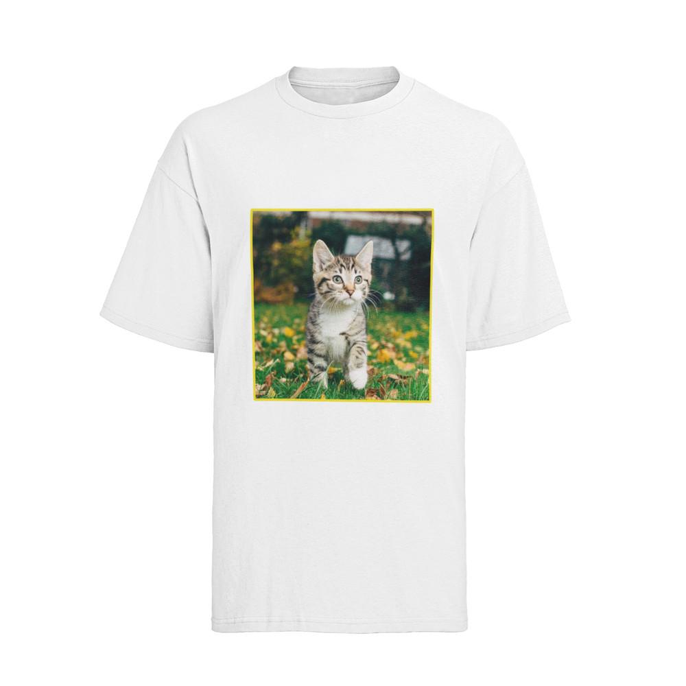 Personalised Cats Saying Photo RIP Memorial Deceased Cat Mens T-Shirt