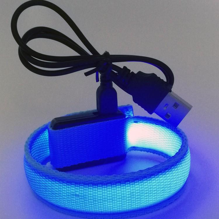 Custom LED Flashing Wristband for Events - Colorful, Fluorescent Cheer Stick with Logo Option