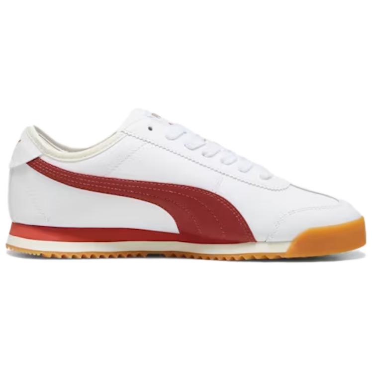Puma Roma 68 Revival Модные спортивные Нескользящие Износостойкие Низкие Повседневные Кроссовки для Бега Унисекс Белые 398634-05
