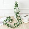 2.5M Artificial Flower Garland Realistic UV Resistant Faux Flower Rattan Vine Wedding Party Hanging Simulation Bloom