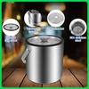 2L Large Capacity Stainless Steel Ice Cube Bucket Double Wall Insulated Ice Bucket Ice Bucket Container