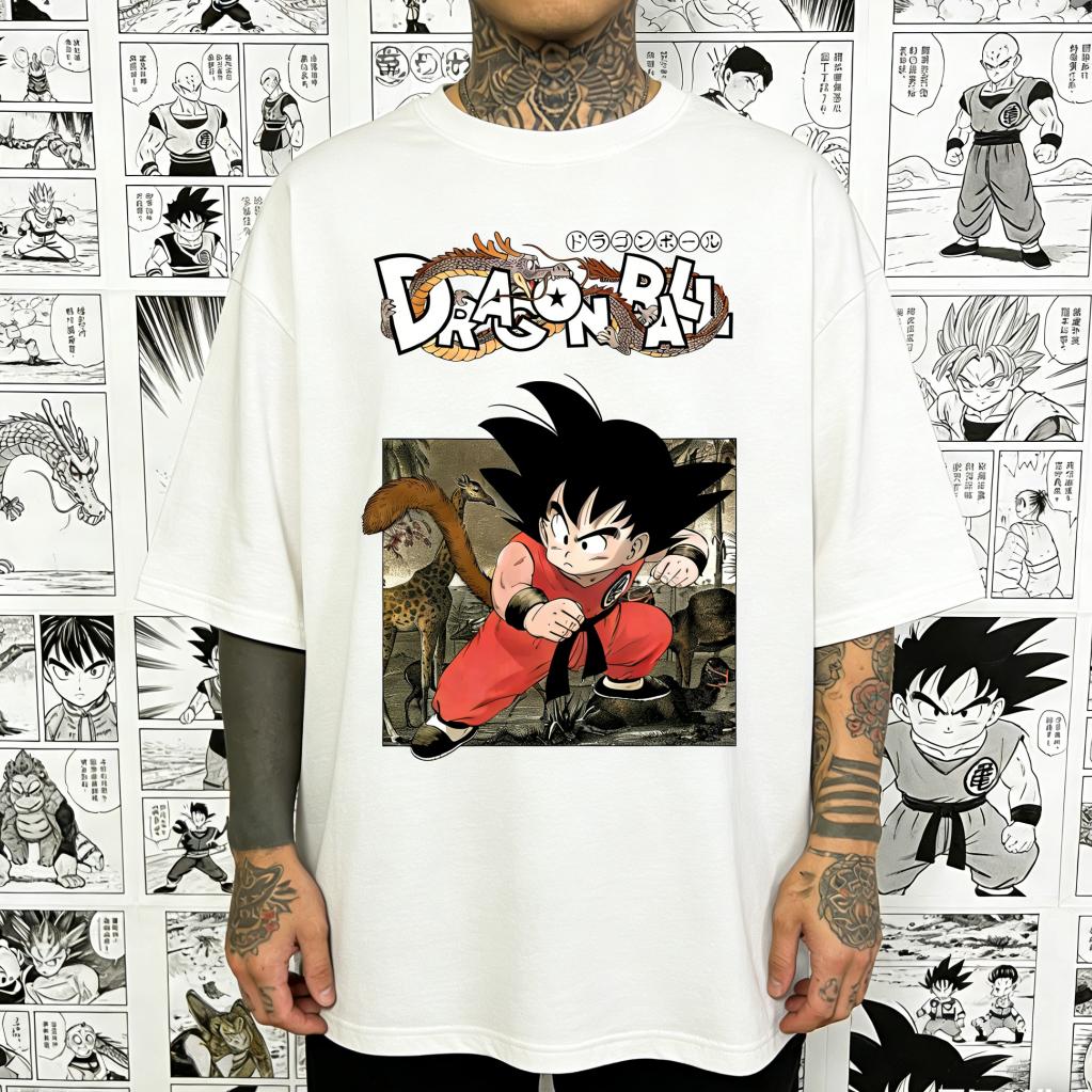 Dragon Ball Z Anime Kid Goku Printed Tshirt Mens and Womens Tshirt Mens Top Sports Tshirt Mens Tshirt Summer Tee 2026