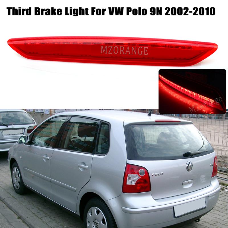 Светодиодный третий стоп-сигнал для VW Polo 9N 2002 2003 2004 2005 2006 2007 2008 2009 2010 6Q6945097 Высокий дополнительный третий стоп-сигнал