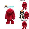 Плюшевая игрушка Jellycat Красный Заяц Бонни с коротким мехом для детей и коллекционеров