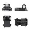 HSU Helmet Mount Accessory Set Action Camera Mount Kit Compatible with GoPro and Other Action Cameras Hero13/11/10/9/8/7/6/5