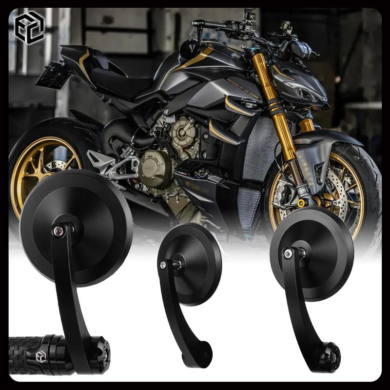 Зеркало на руль мотоцикла для DUCATI Streetfighter 1098 / 1098S / 848 / V2 / V4 / V4S Ретро Круизный Мотоцикл Зеркало заднего вида