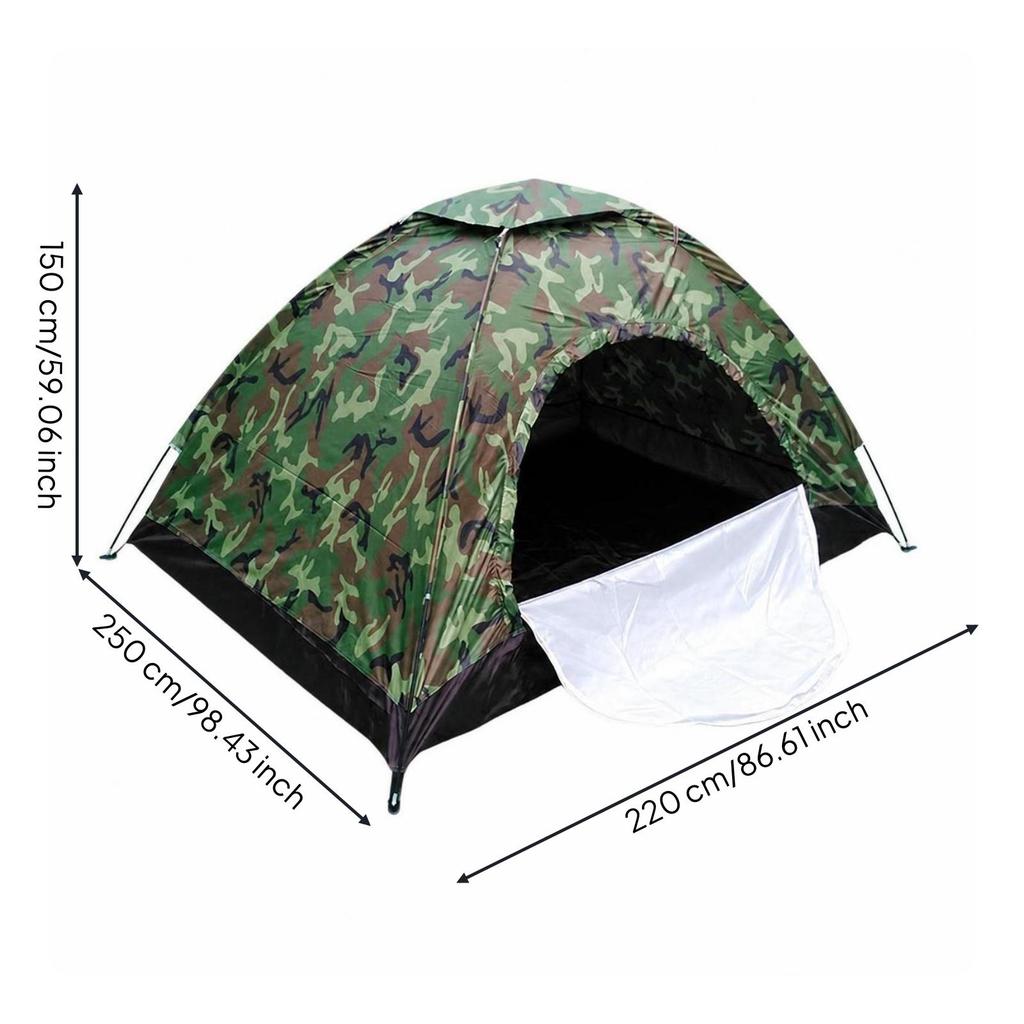 Tent Single-Layer Shelter Portable for Hikers
