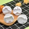 4 шт. 3D Формочки для печенья в виде машины, самолета, печенья, формы для печенья, поезд, транспортное средство, транспорт, штамп для выпечки, пресс-плунжер, инструмент для сахарной мастики, формочки для мастики