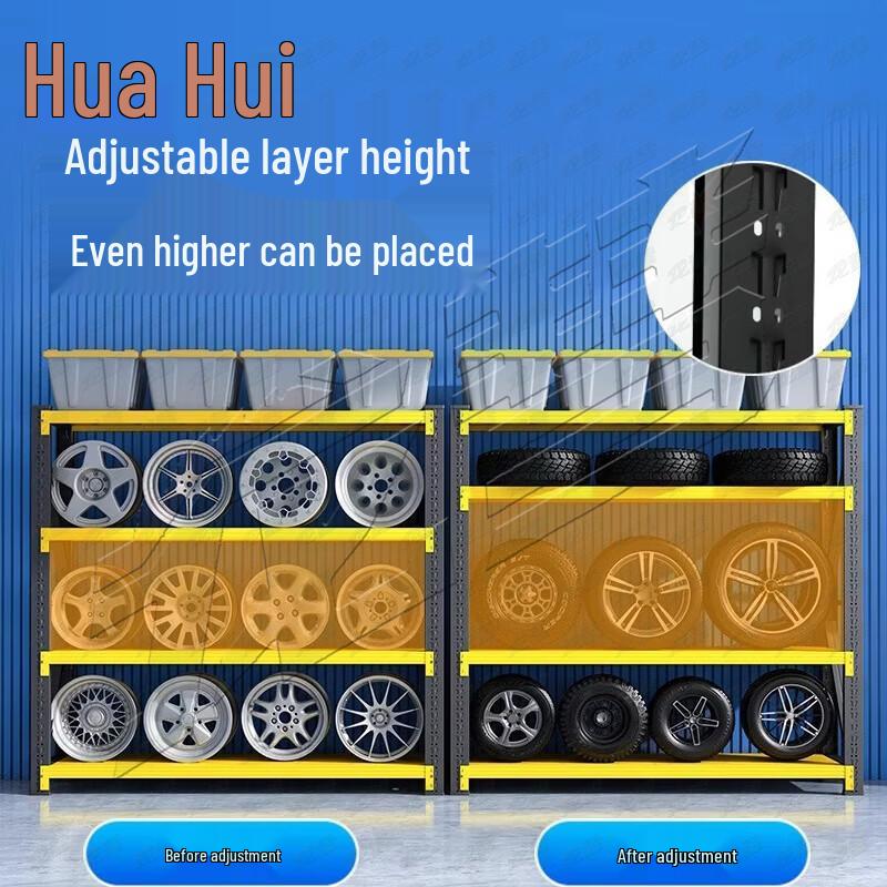 Longhui Heavy-Duty 5-Tier Industrial Storage Shelving Unit
