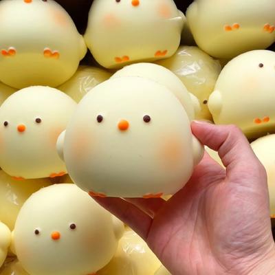 Таба Сквиши Милый Курица Игрушка-Сжималка Снятие Стресса Медленно Поднимающаяся Сенсорная Фиджет для Тревожности СДВГ Аутизма Подарки Дети Взрослые ASMR Развлечение