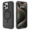 Magnetic Snap-on Phone Case IPhone 12 To 17 Series TPU Shockproof Dustproof Dual-layer Protection Black