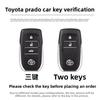 AOU1 Car Key Cover Case for Toyota Prius Camry Corolla C-HR RAV4 Prado Auris Avensis Land Cruiser - Universal Accessory Key Holder Co