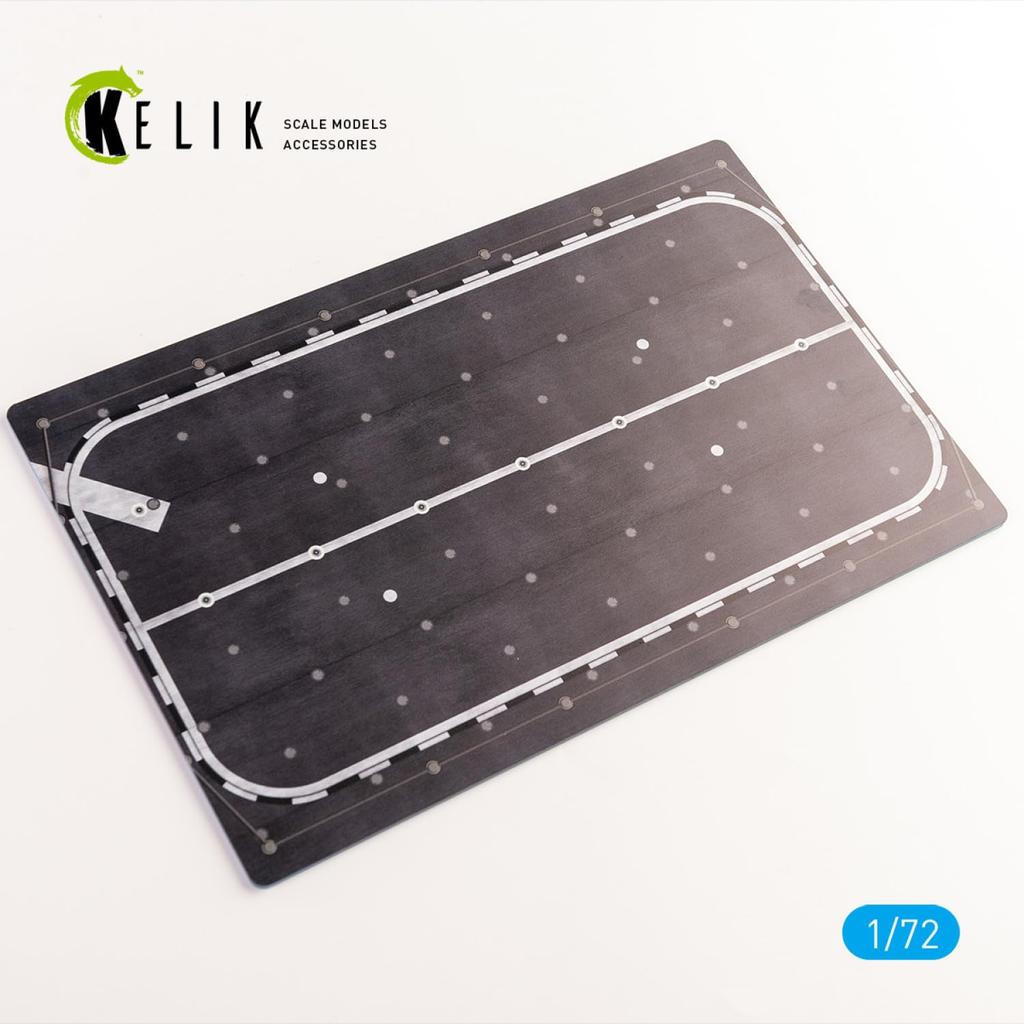 Reskit Destroyer Hyuga Forward Elevator X Display Base RSKKS72066 1/72 DDH-181 (280 180mm)