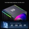 SNOWMAN Bingman MT880 Бесшумный воздушный кулер для процессора с 8 тепловыми трубками и ARGB вентилятором для настольных компьютеров