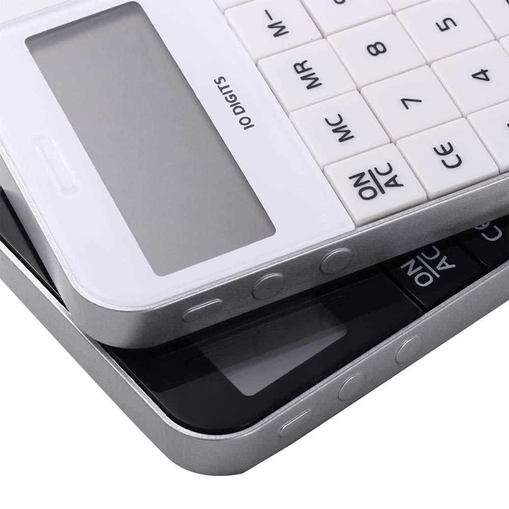 Mini School Cheap Promotional Universal Pocket Digit Calculator Electronic White Black