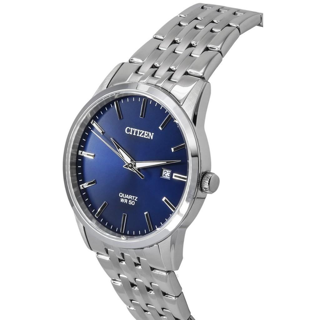 Citizen Stainless Steel Bracelet Midnight Blue Dial Quartz BI5000-87L Men's Watch