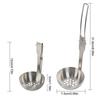 Outdoor Tool Travel Kitchen Tool Outdoor Tableware Folding Spoon Foldable Spoon Colander Soup Ladle