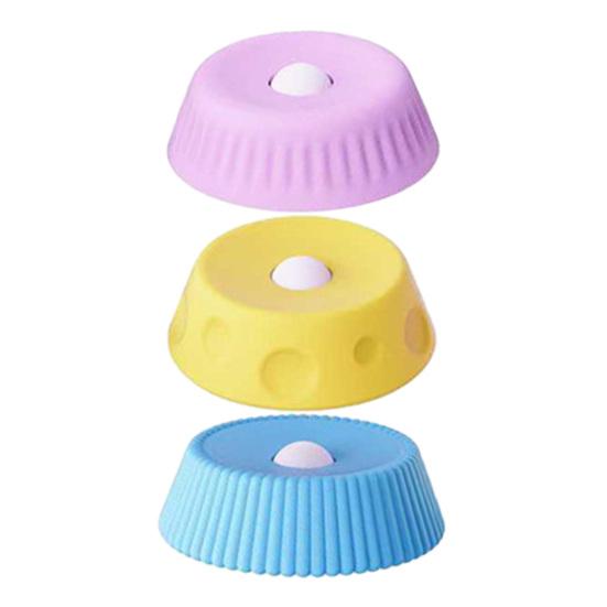 Собачья миска для лизания, миска-медленное кормление, игрушка для лизания, нескользящая силиконовая непроливающаяся миска для кормления с перекатывающимся шариком, миска для лизания жидкого лакомства для крупных, средних и маленьких собак