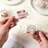 100 Pcs Snowflake Crisp Packaging Flower Tea Biscuits Nougat Machine Sealed Transparent Bags Gift Packing Machine Sealing Bags