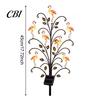 Outdoor Decorative Path Lights Solar Pathway Light, Bird-shaped Stump Garden Stake with Warm Terrace And Balcony Accents LED Lights, Waterproof