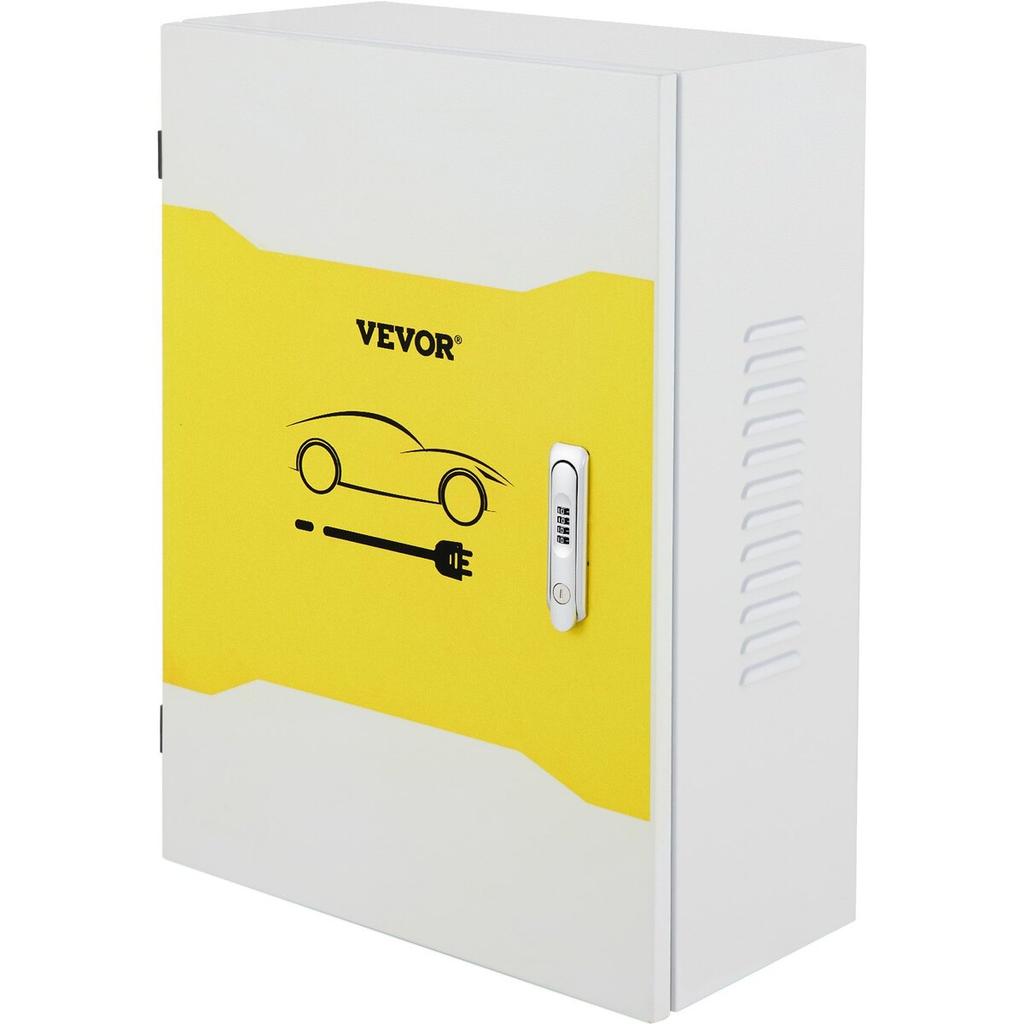 Tesla Charger Station Box, 28" x 20" x 10", Outdoor Cable Box Charging Box Cable Organizer, IP32 Waterproof Dustproof Cool Roll Steel Electrical