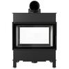 Steel fireplace KRATKI LUCY TUNNEL 14 kW Ø 200