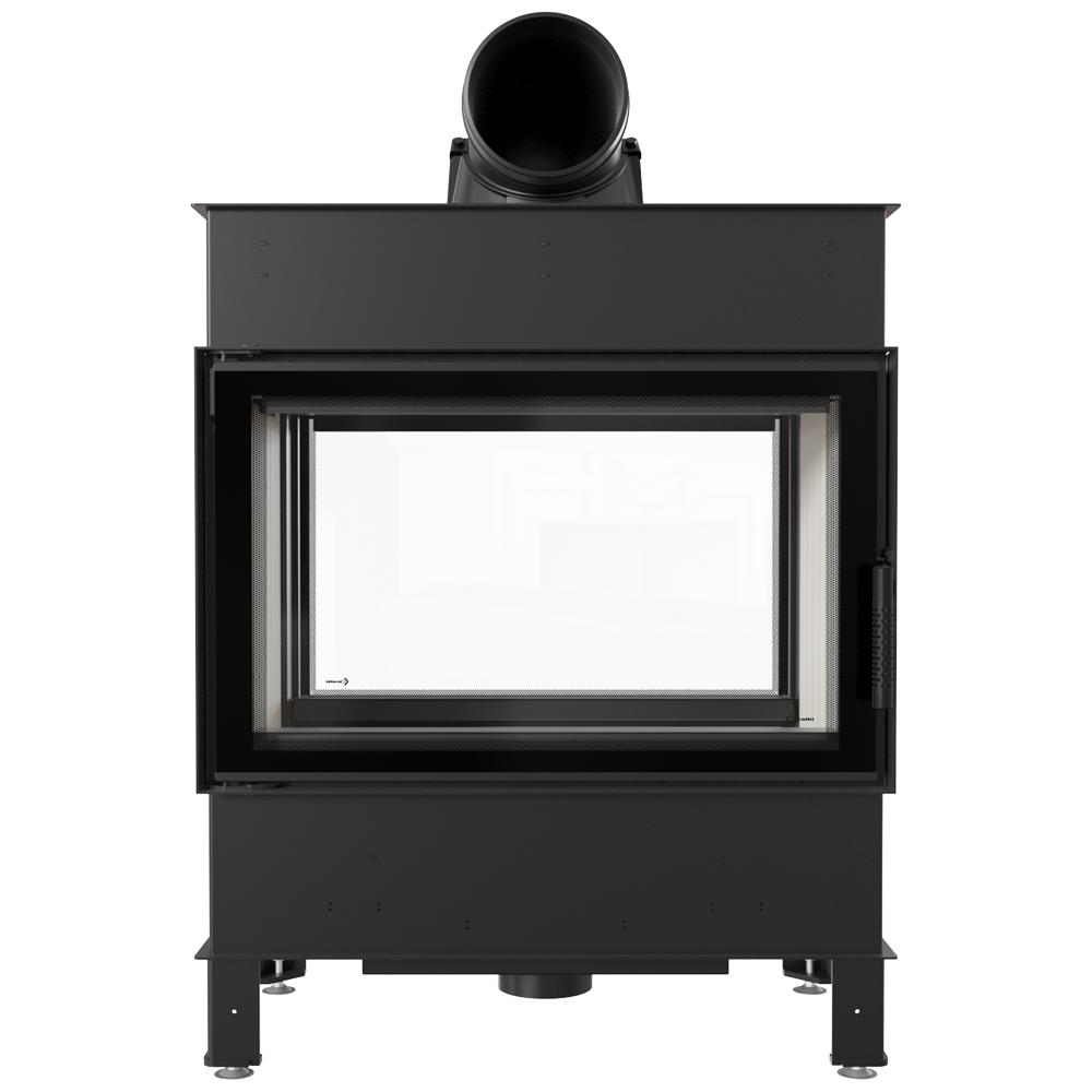 Steel fireplace KRATKI LUCY TUNNEL 14 kW Ø 200