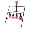 Cross-border Metal Iron IDPA Gravity Target with Quick Release, 4-Position Rotation, and Training Stickers