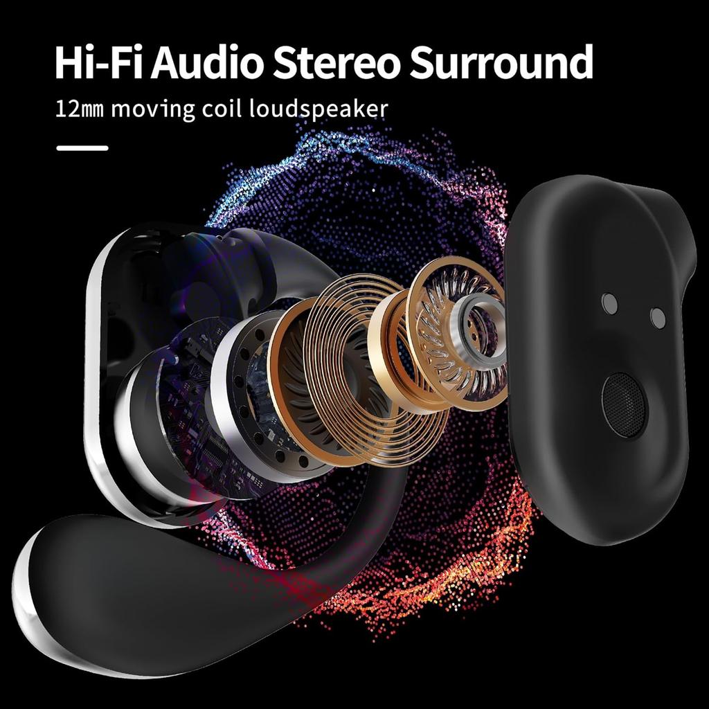 Наушники-вкладыши с функцией перевода языка с помощью искусственного интеллекта Bluetooth 5.49, переводчик для 144 языков и акцентов, сенсорные наушники для путешествий, бизнеса, обучения