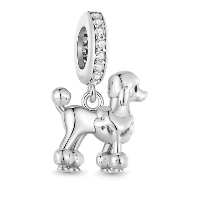 Pet Dog Series,925 Sterling Silver,FRENCH BULLDOG,Chihuahua,Maltese Dog,Fit Original Pandora Bracelet,DIY Jewelry Charm Bead